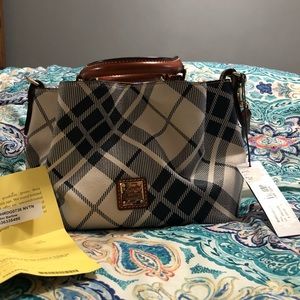 Dooney & Bourke Mini Barlow Blue Plaid